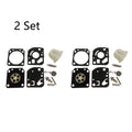 Set of 2 Carburetor Repair Kits for Zama C1U-W18 C1U-W18A C1U-W24 RB-115