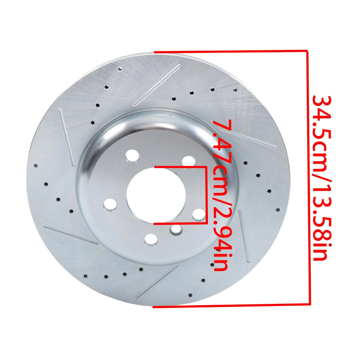 Front Brake Disc and Pad Kit for BMW 640i xDrive (2014–2018) BR901544