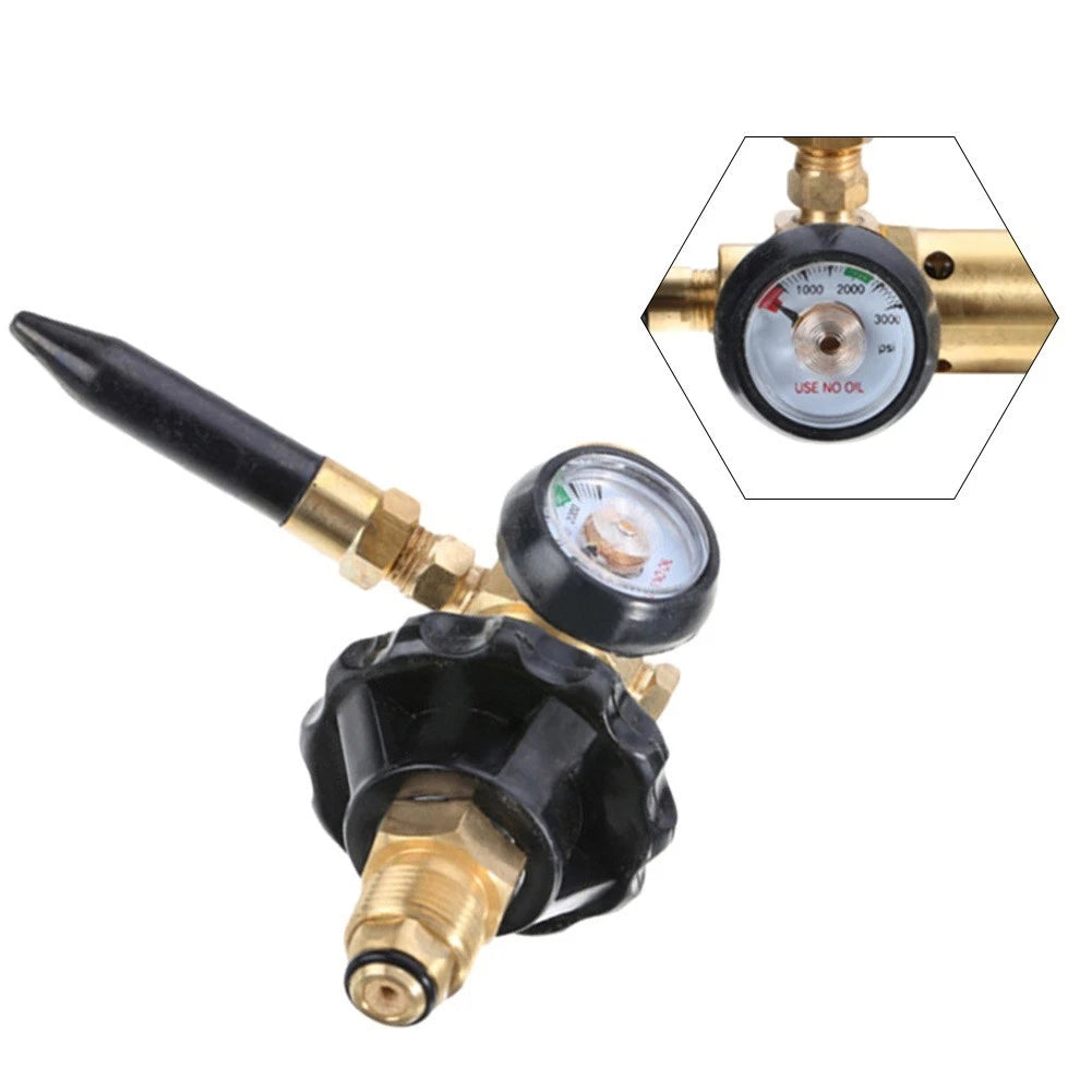CGA580 Valve Helium Regulator for (1-10 Bar, 20 M³h Flow Rate)