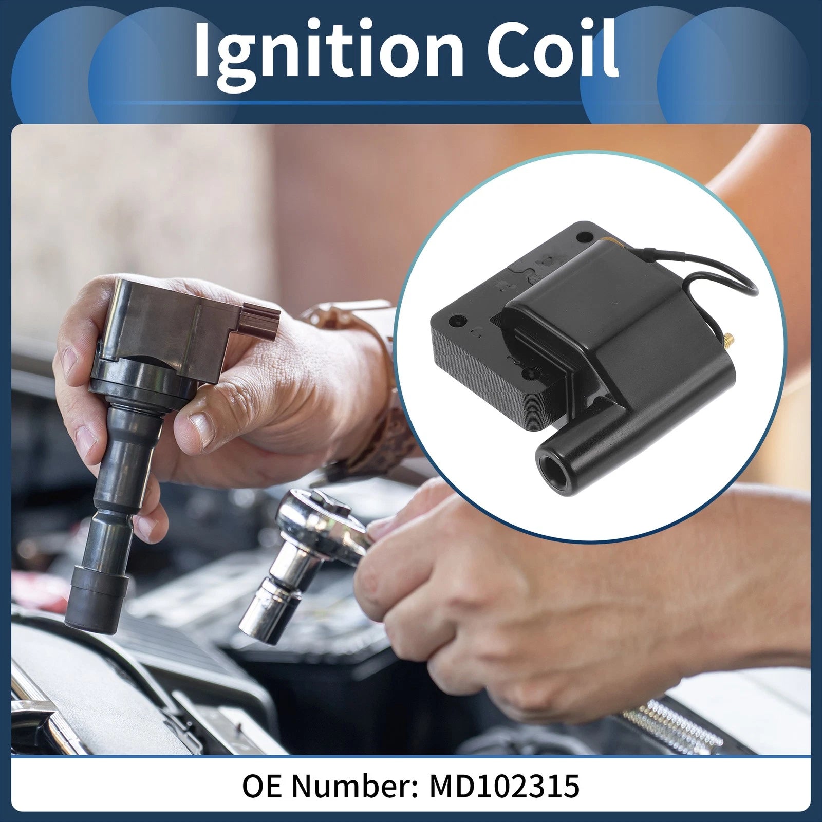 Ignition Coil Pack Replacement for Mitsubishi Mighty Max (1987–1989)