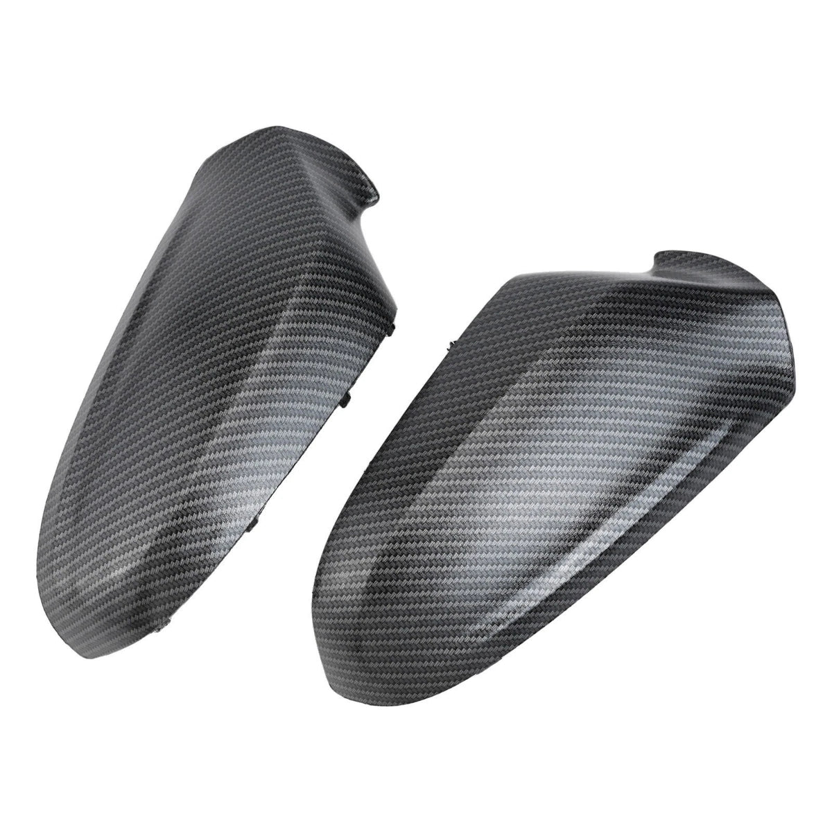2X ABS Mirror Covers in Carbon Fiber for Opel Astra H (2004–2010)