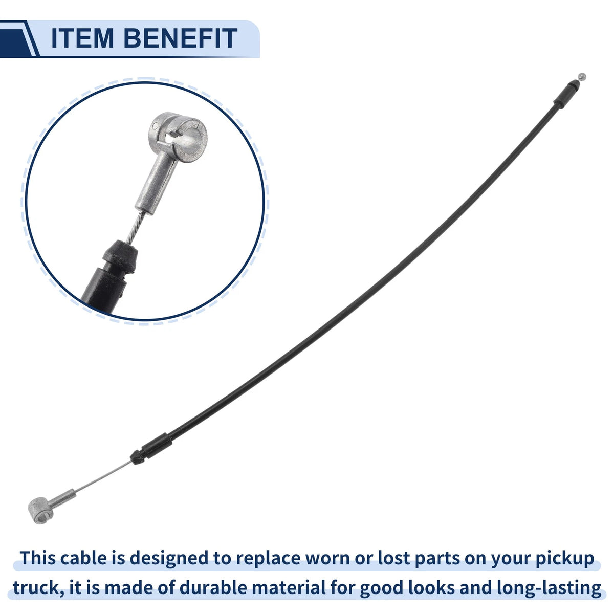 Hood Latch Release Cable for Hyundai Santa Fe (2013–2018) No. 811902W100