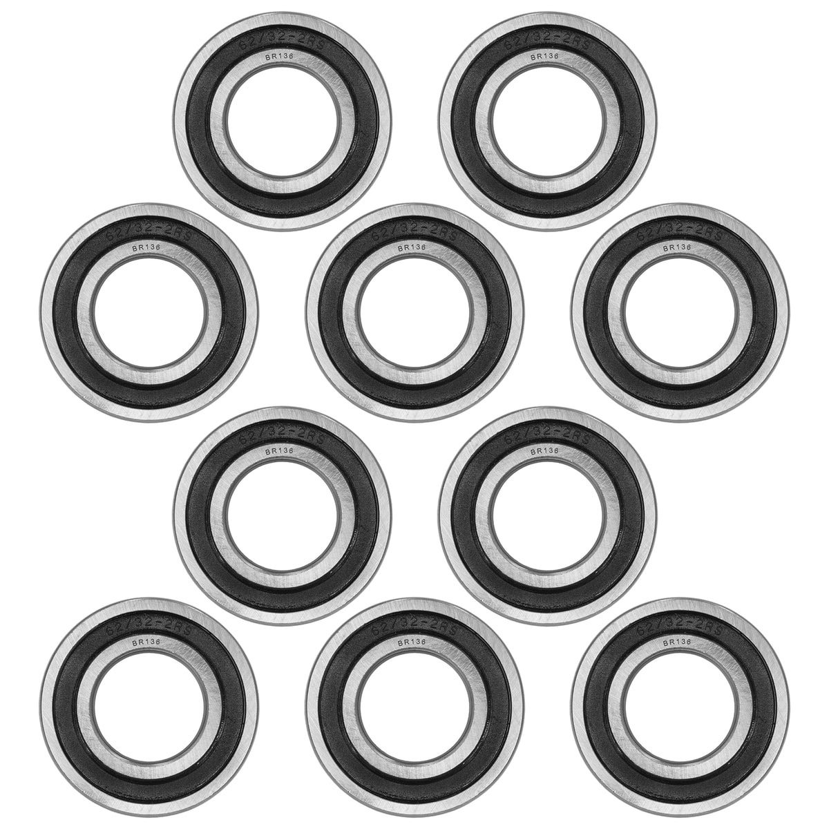 Rubber Sealed Ball Bearing Replacement for Caltric 32x65x17 (2009–2019)