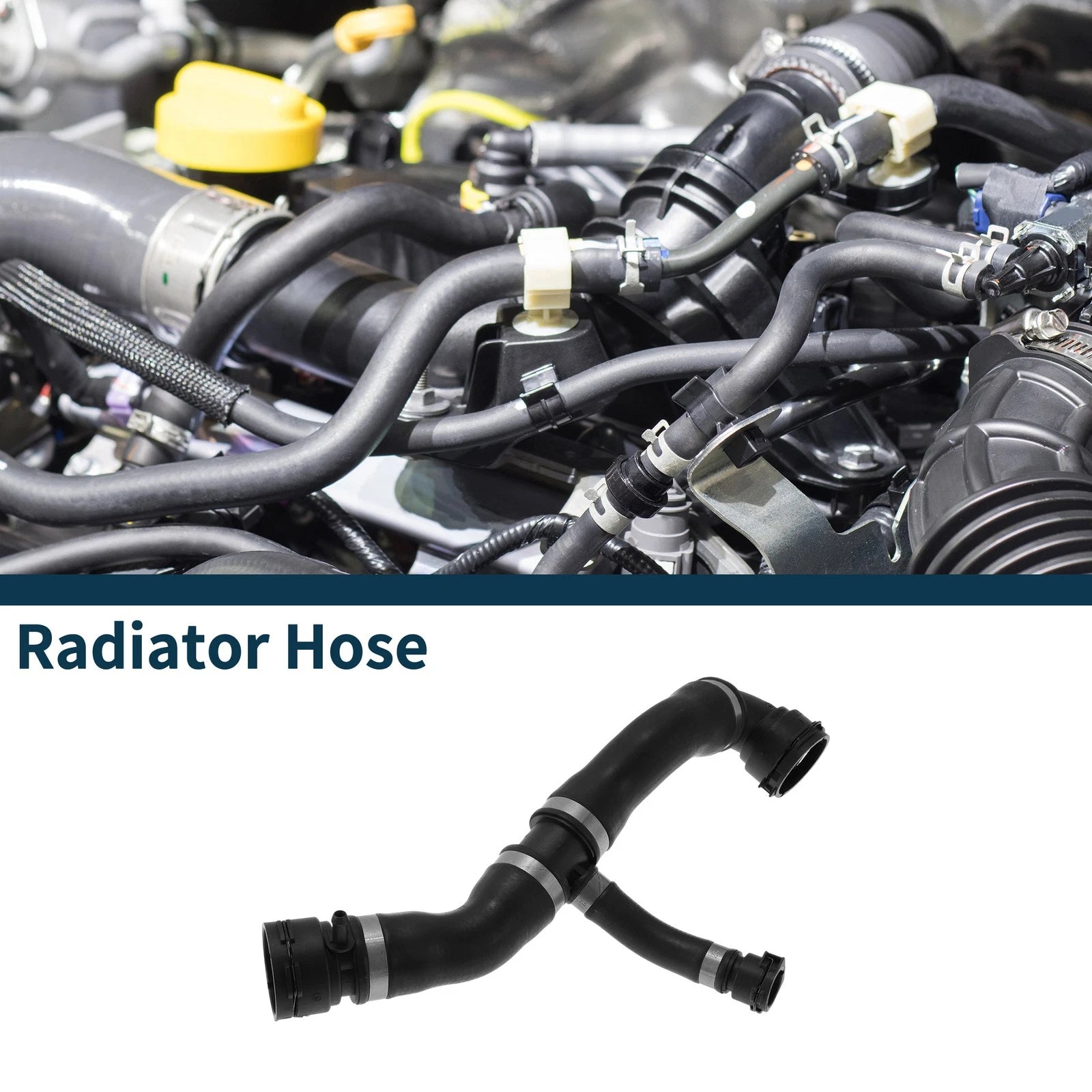 Radiator Hose Replacement for BMW 1 Series (2007–2008) Rubber Water Pipe