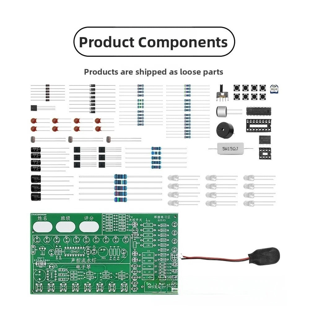 Fun Circuit Training Board for Quad DIY Soldering Kit (9V)