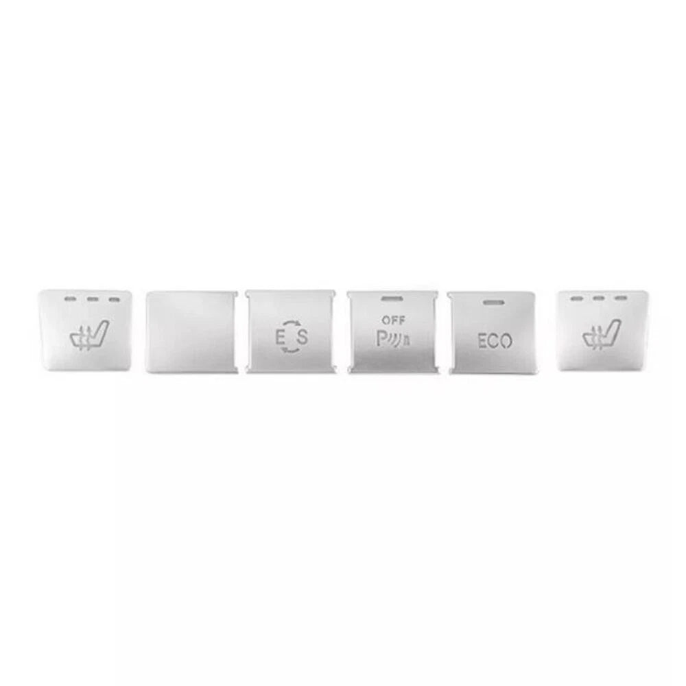 6X Center Console CD Panel Function Switch Cover Trim for Mercedes GLK Class (2008–2015)