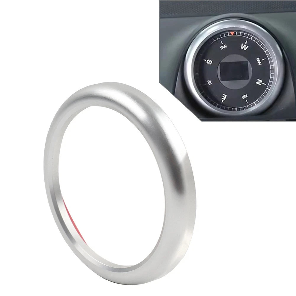 Clock Cover Ring for Porsche 911, 718, Boxster, Cayenne (2017–2023) Silver