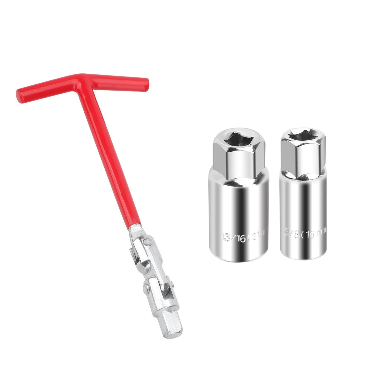 Spark Plug Removal Tool T-Handle Wrench 16mm 21mm for Motorcycle