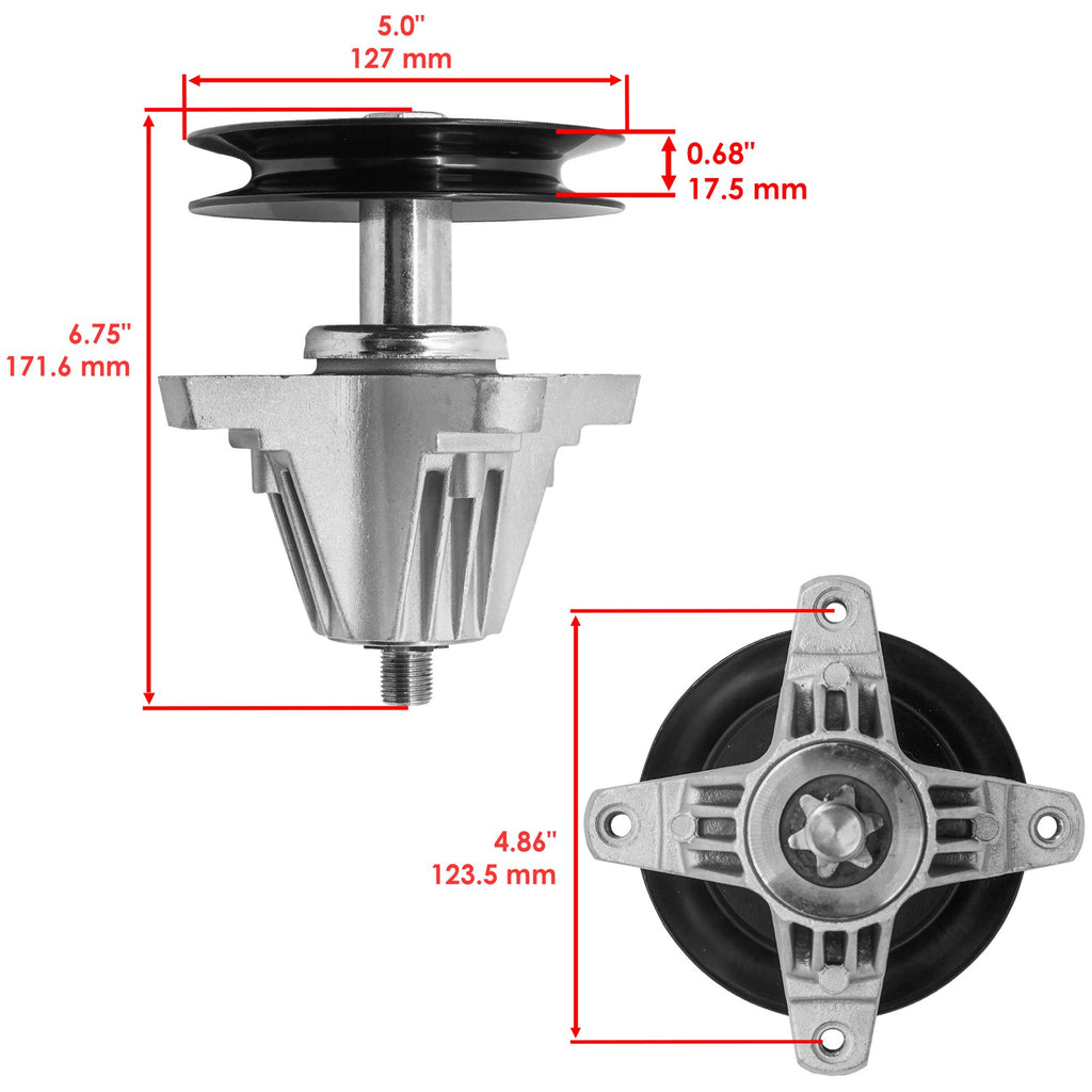 Deck Spindle Blade Kit for Cub Cadet XT1 50 Inch (2005–2015)