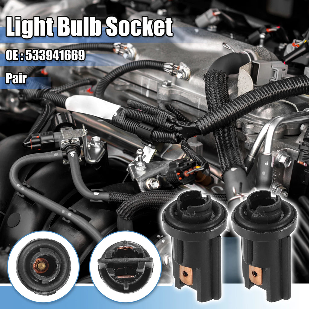 1 Pair Light Bulb Socket for Volkswagen Golf