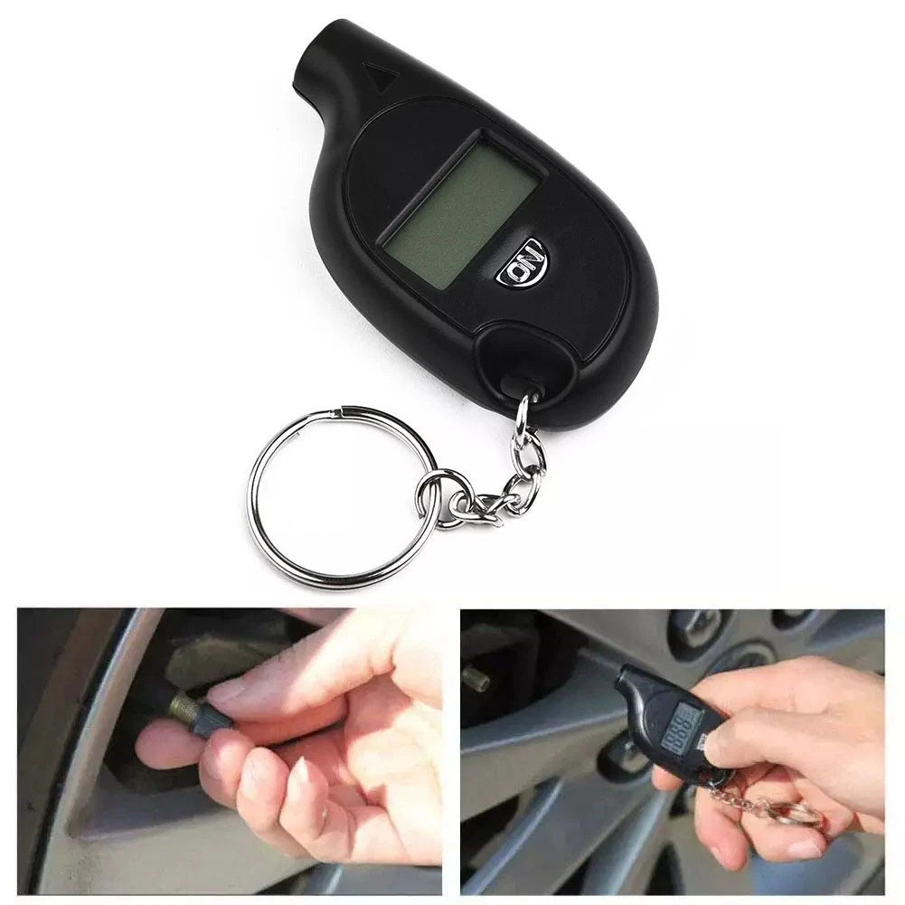 Tire Gauge Tester Key Ring Attachment for Accurate Measurements