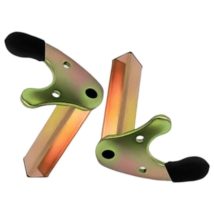 Motorcycle Maintenance Bracket Rear Fork Ushaped Galvanized Steel 2pcs Set