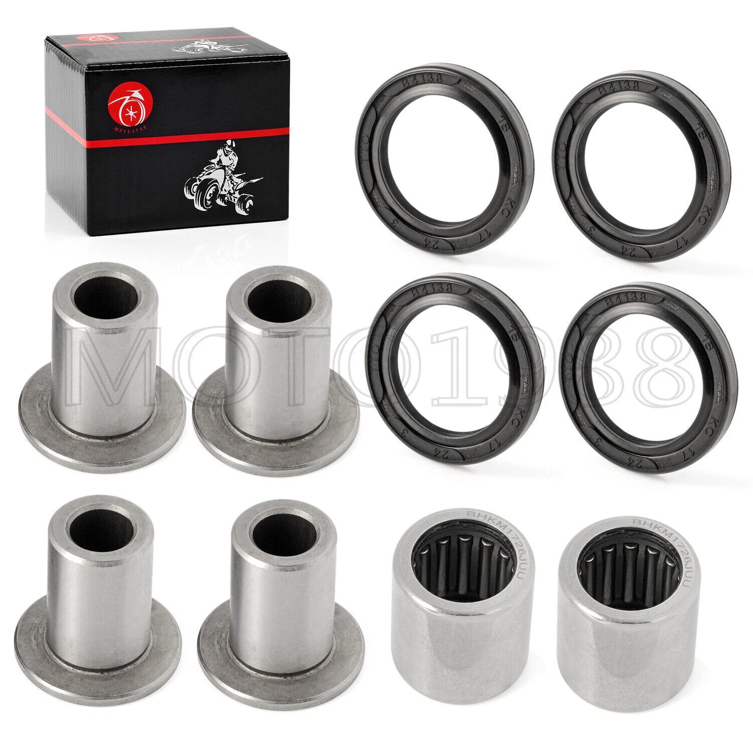 Front Upper A Arm Bushings Bearing Seal for Suzuki Quadsport Z400 (2003–2014)