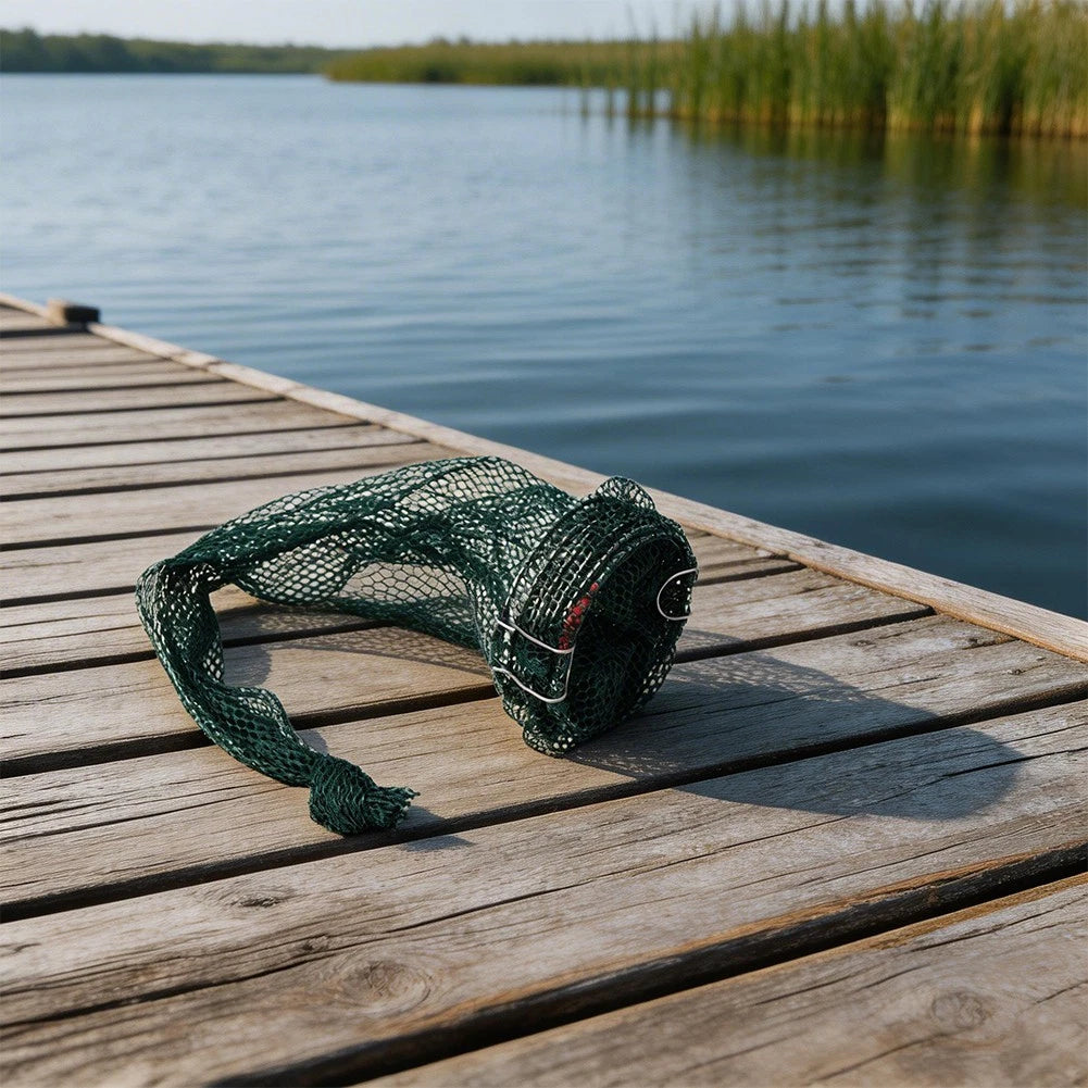 Spring Shrimp Cage Fishing Net for Crab Lobster Catching (100cm)