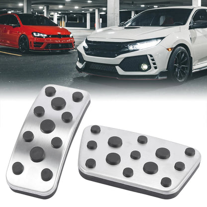 Accelerator Gas Brake Foot Pedal Pads Cover Kit for Toyota Highlander (2011–2017)