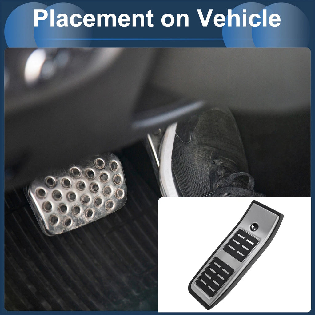 Footrest Pedal Cover Replacement for Audi A5 2014–2024 Automatic Manual Silver