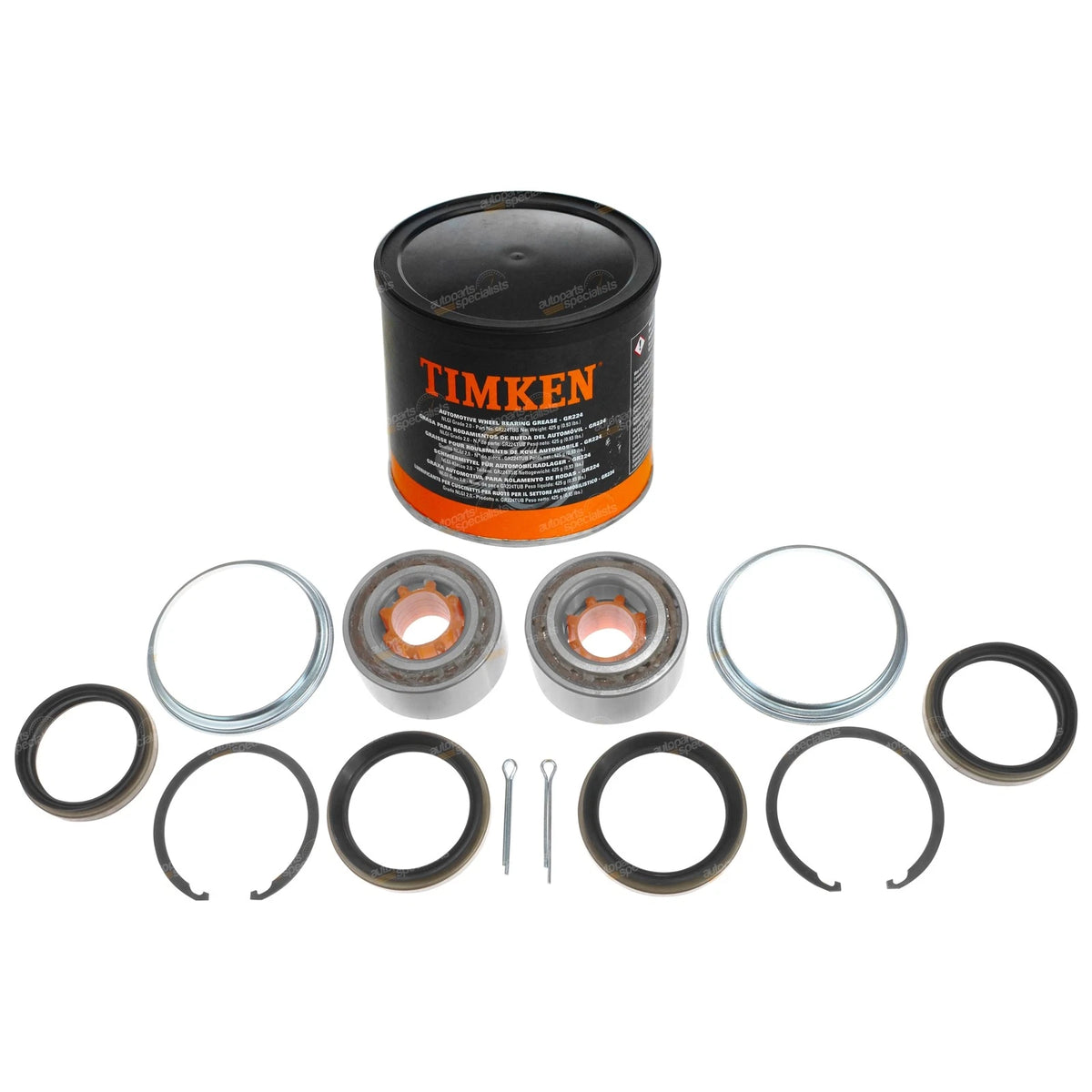 Front Wheel Bearing Kits + Grease for Corolla AE101/102/111/112 (1994–2001)