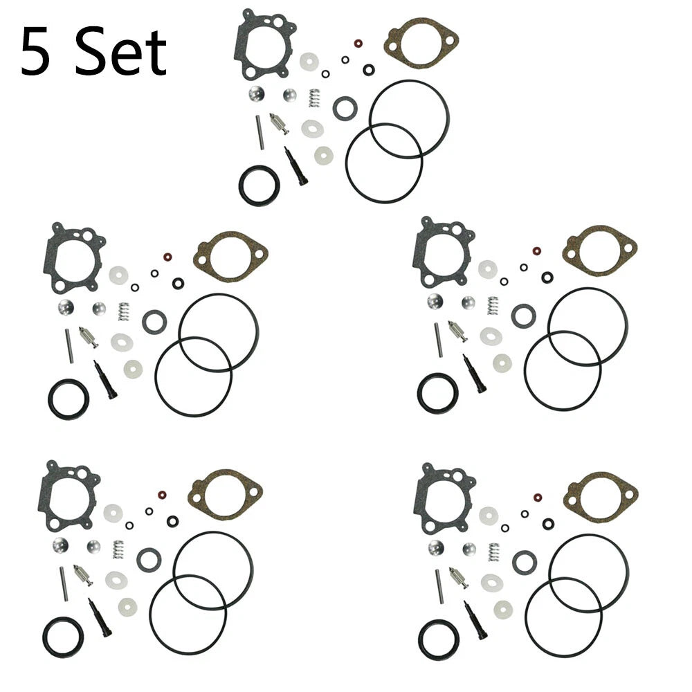 Set of 5 Carburetor Rebuild Kits for B&S 492495 493762 498260
