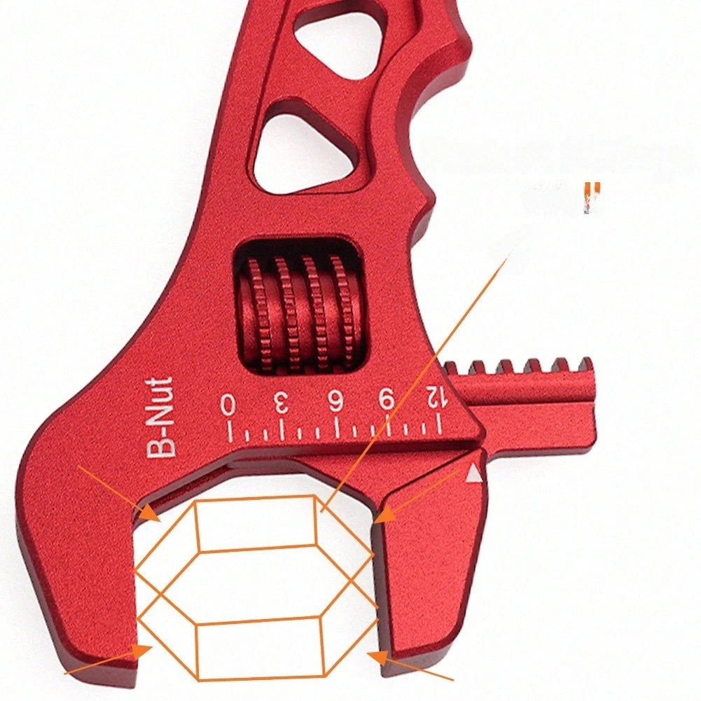 Adjustable Wrench AN Fitting Tool for Automotive Maintenance