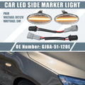 LED Side Marker Amber Light Replacement for Mazda 3 (2004–2009) Clear 1 Pair