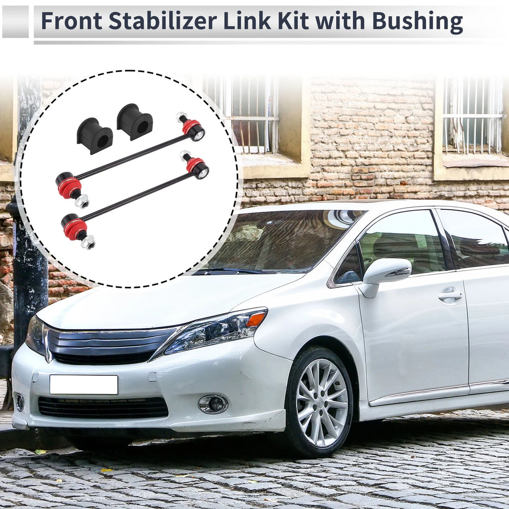 Front Stabilizer Bar Links with 2 Pcs Bushings for Toyota Solara (2004–2008)