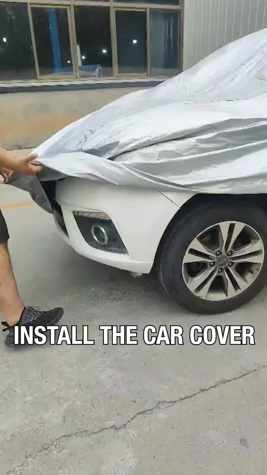 Car Cover for Medium SUV (Waterproof, Windproof, Dustproof, Anti-UV)