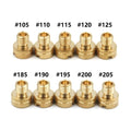 10pcs Main Jets for Mikuni N100/604 Carburetor (#105-#205)