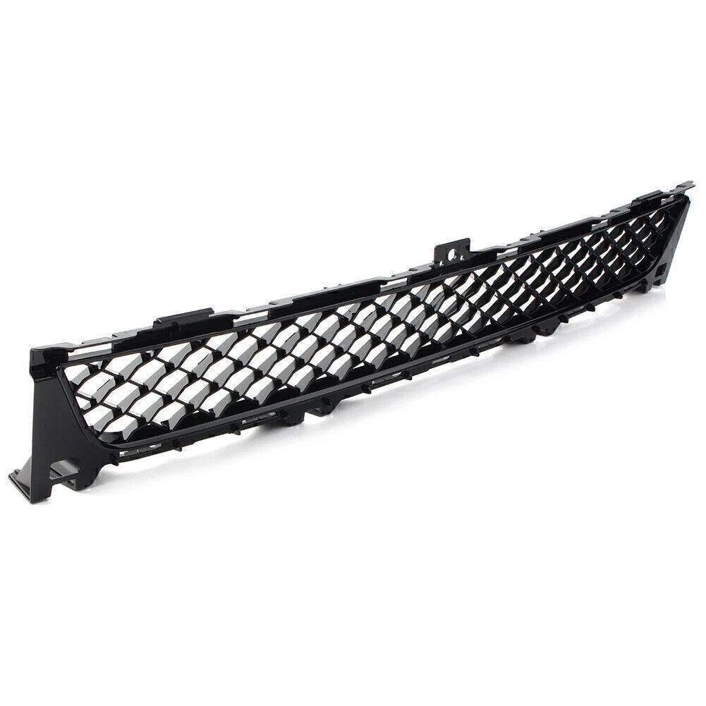 Black Front Lower Bumper Center Grille Mesh for Jaguar XJ (2010–2015)