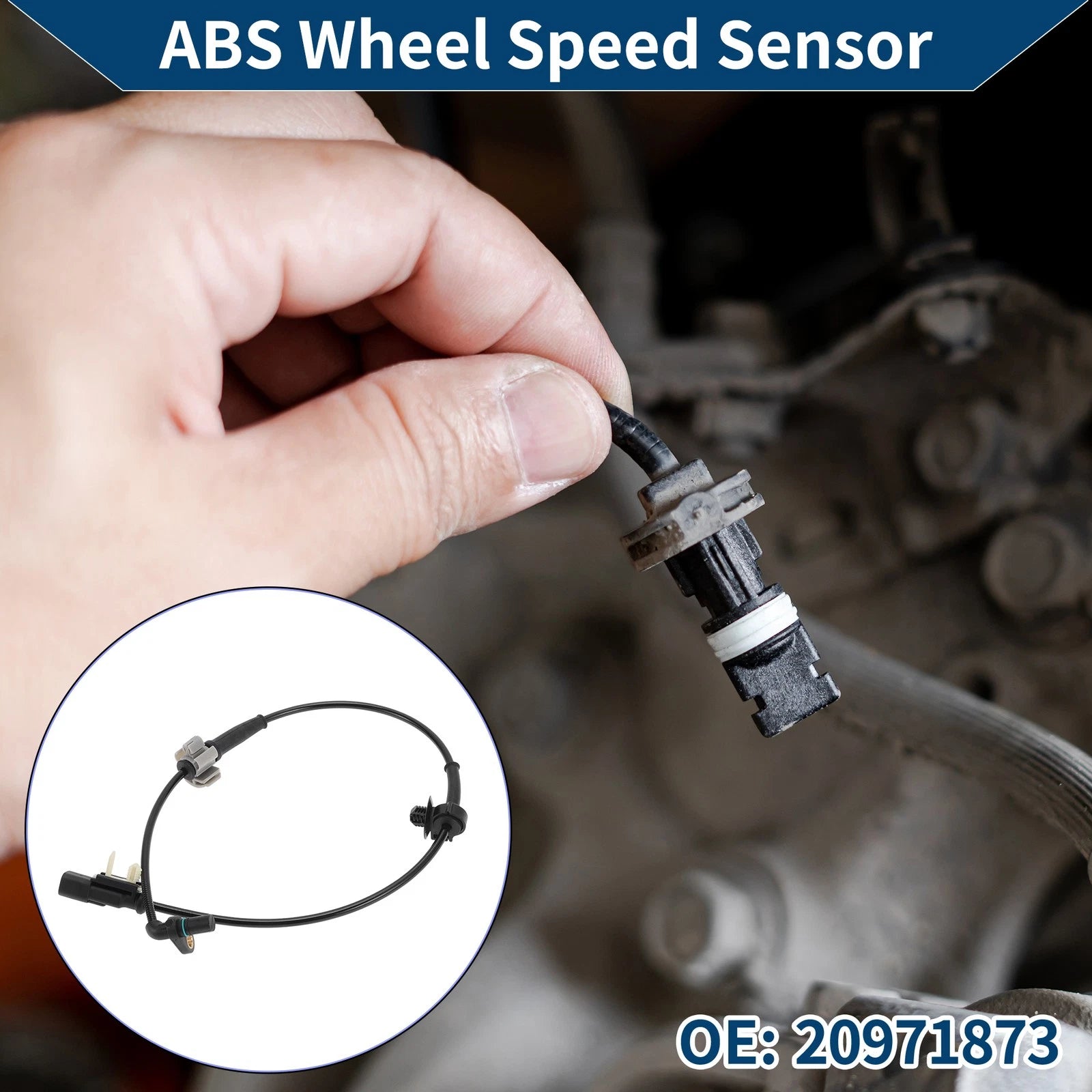 ABS Wheel Speed Sensor Front for Cadillac Escalade (2015–2017)