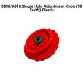 Chainsaw Regulator Knob 18 Tooth Alloy Red for
