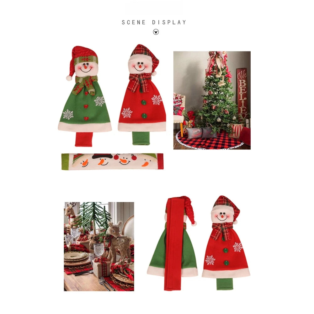 Fridge Handle Cover for Festive Appliance