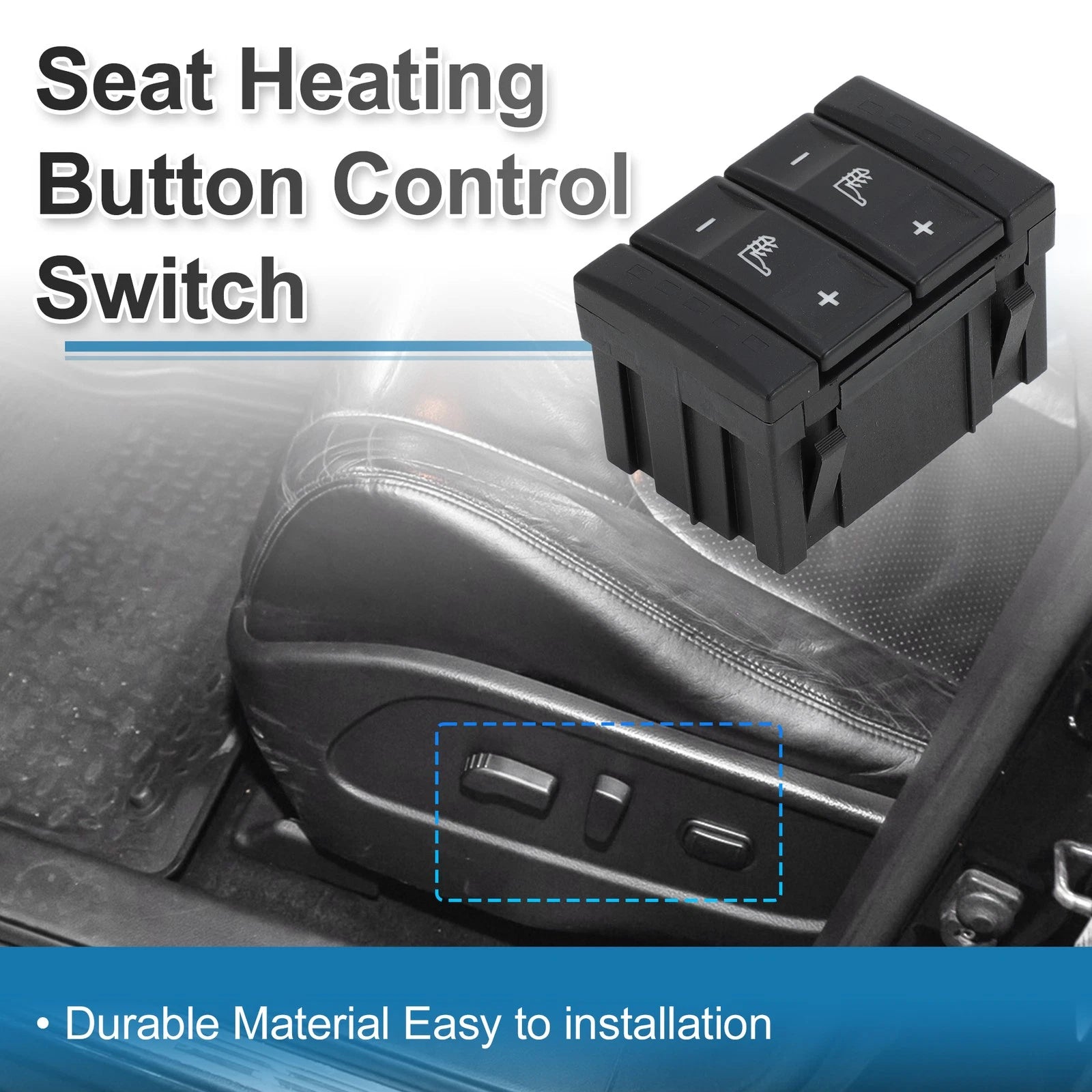 Seat Heating Button Control Switch No.6M2T19K314A for Ford Galaxy MK 3 S-MAX (2006–2016)