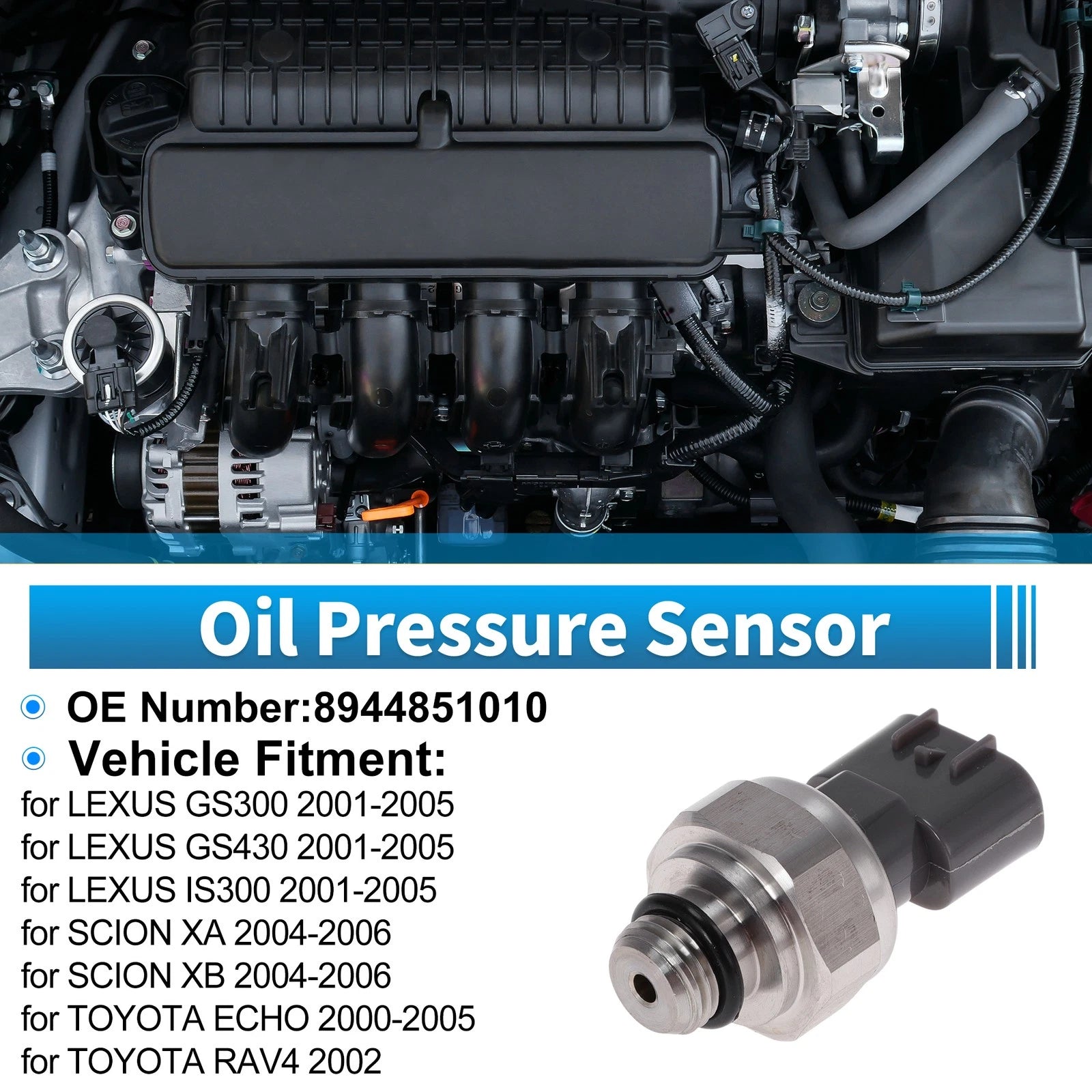 Engine Oil Pressure Sensor Replacement for Lexus GS300 (2001–2005)