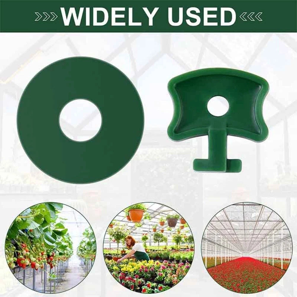 Set of 4 Greenhouse Twist Clips for Garden Use