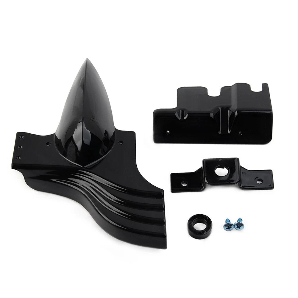 Lower Front Frame Cover for Harley Touring (1991–2020) Tri Glide (2009–2013) Black