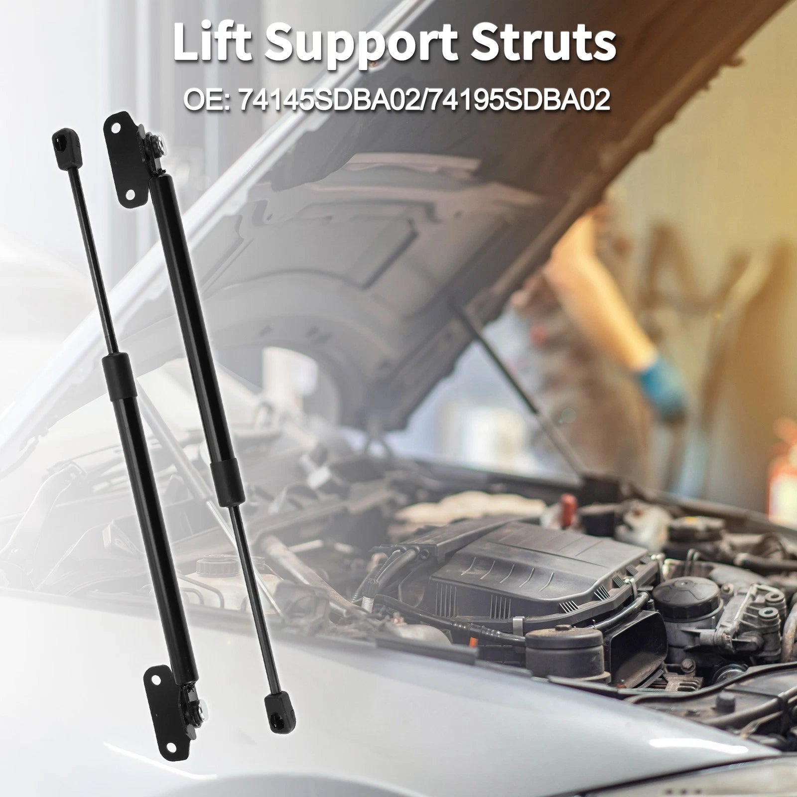 Front Hood Lift Supports Struts Replacement for Honda Accord (2013–2022)