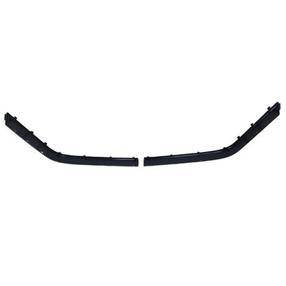 2X ABS Black Front Bumper Trim for BMW E34 (1988–1996)