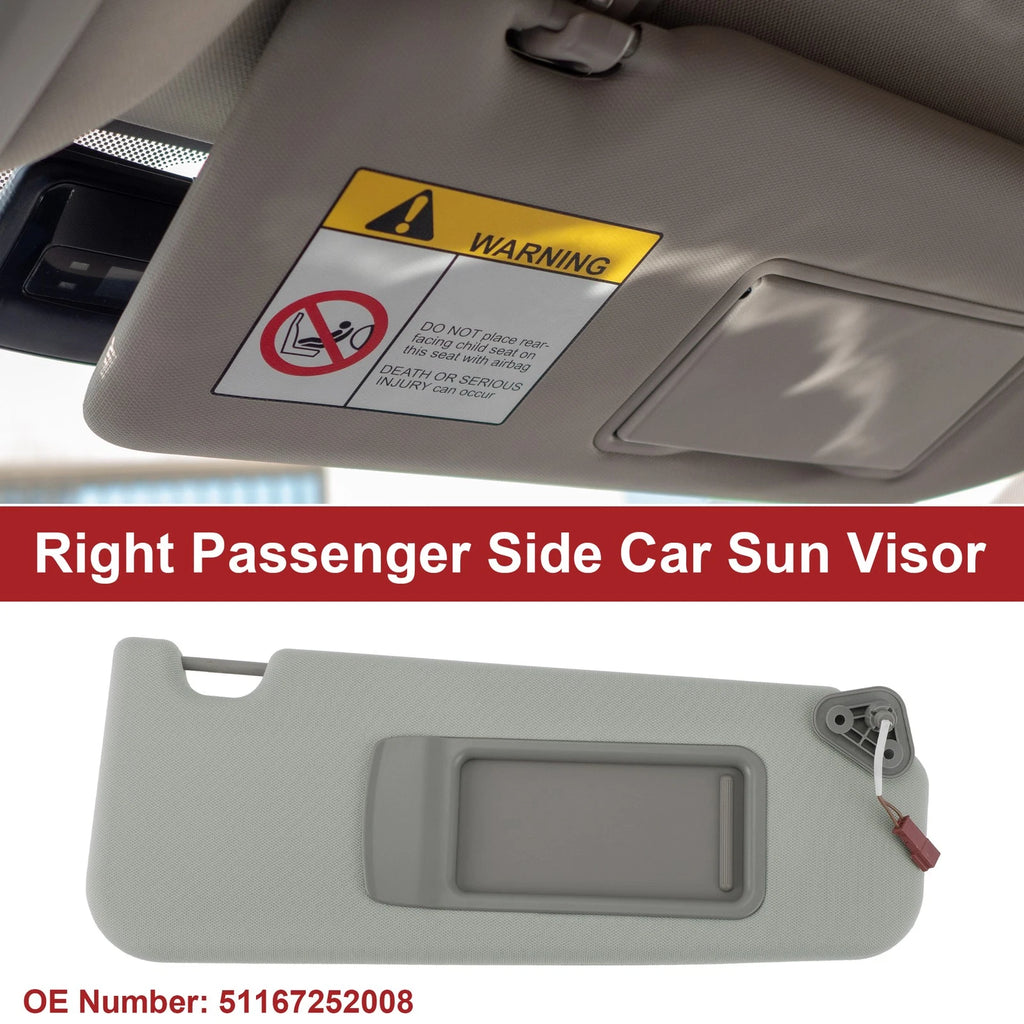 Right Car Sun Visor Replacement for BMW 3 Series E90 E91 (2005–2013)