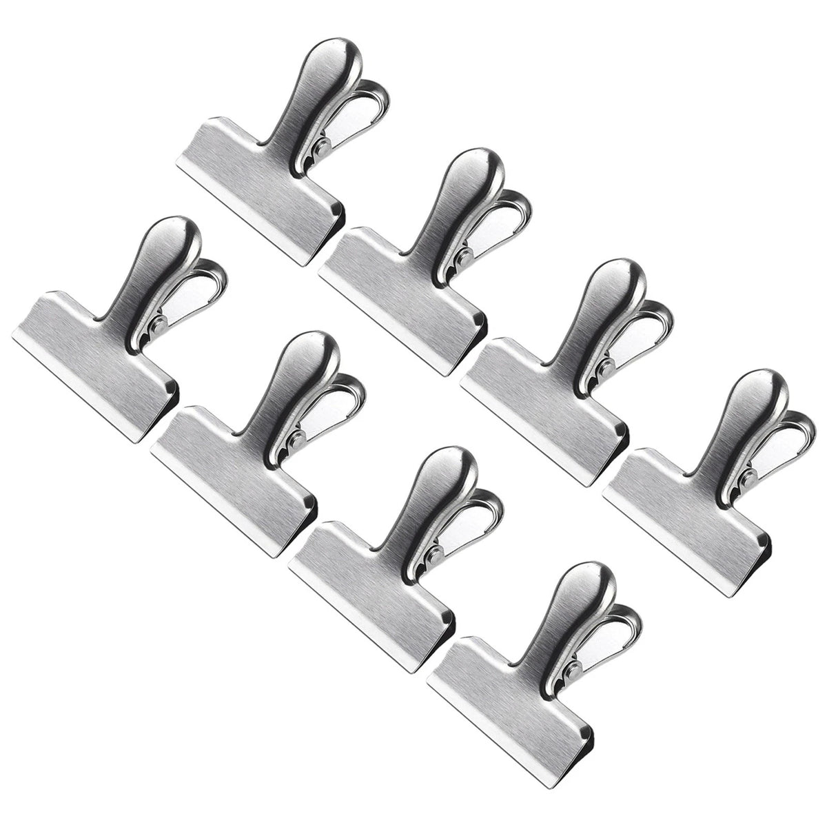 8Pcs Stainless Steel Clips for Kitchen Home Office Food Bag