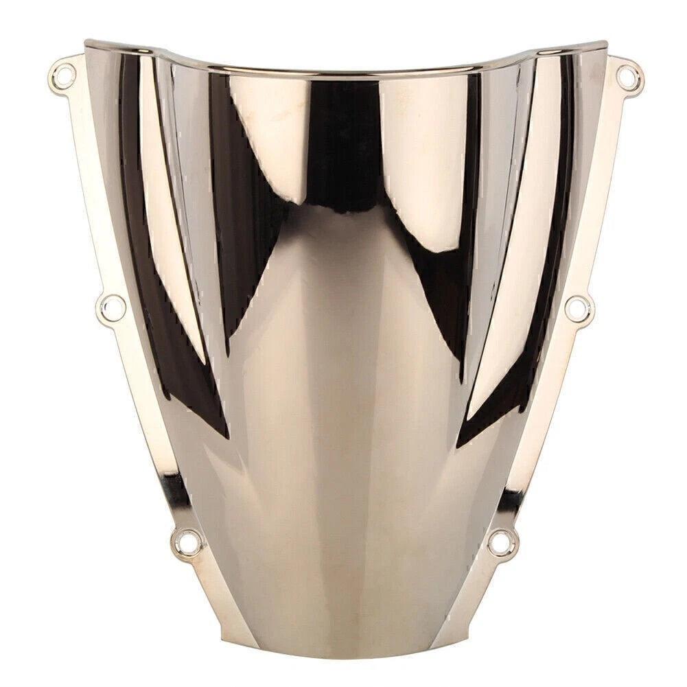 1x Moto Windshield Wind Screen for HONDA CBR600RR F5 2003 - 2004 Silver