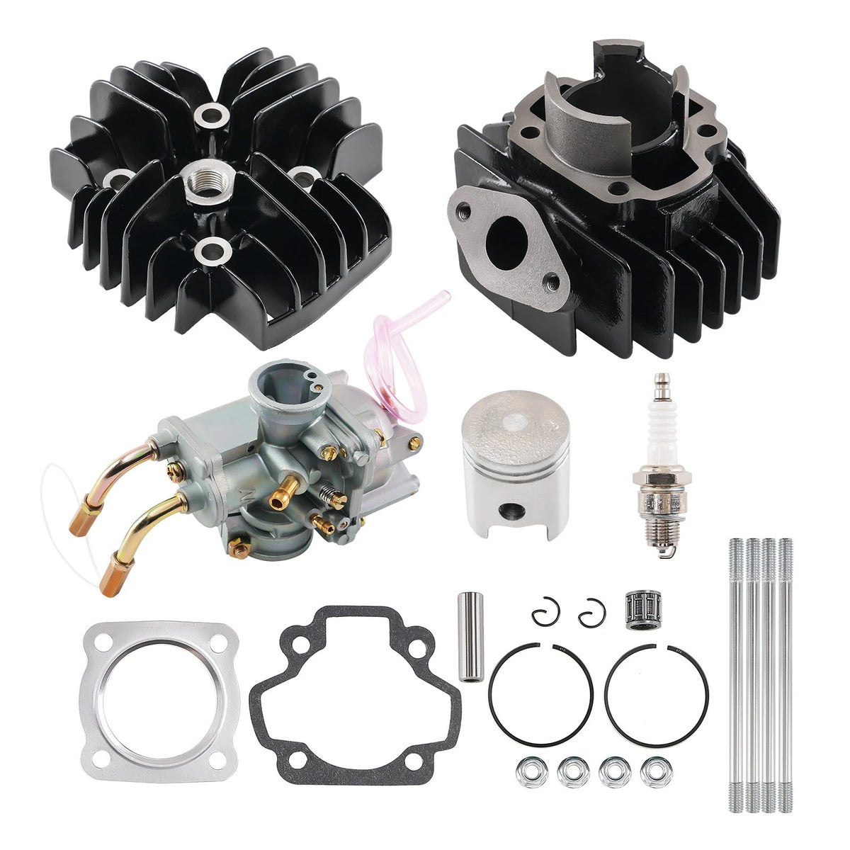 Complete Cylinder Piston Carburetor Kit for Yamaha PW50 (1981–2009)