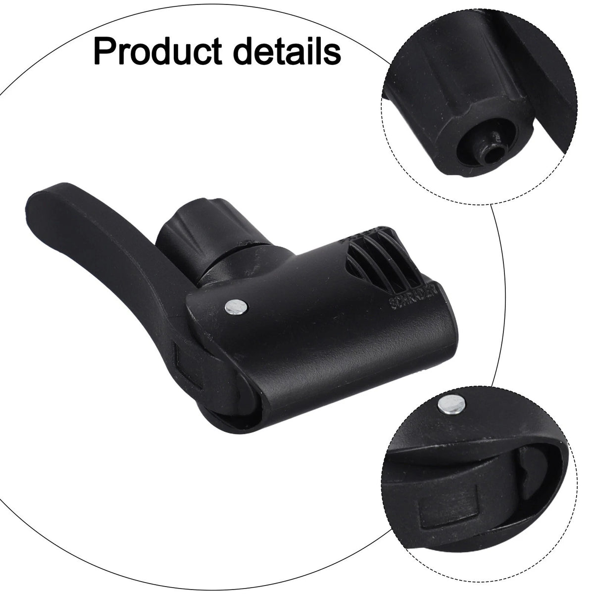 Adapter Pump Nozzle for Up to 150PSI Capacity with Thumb Lock
