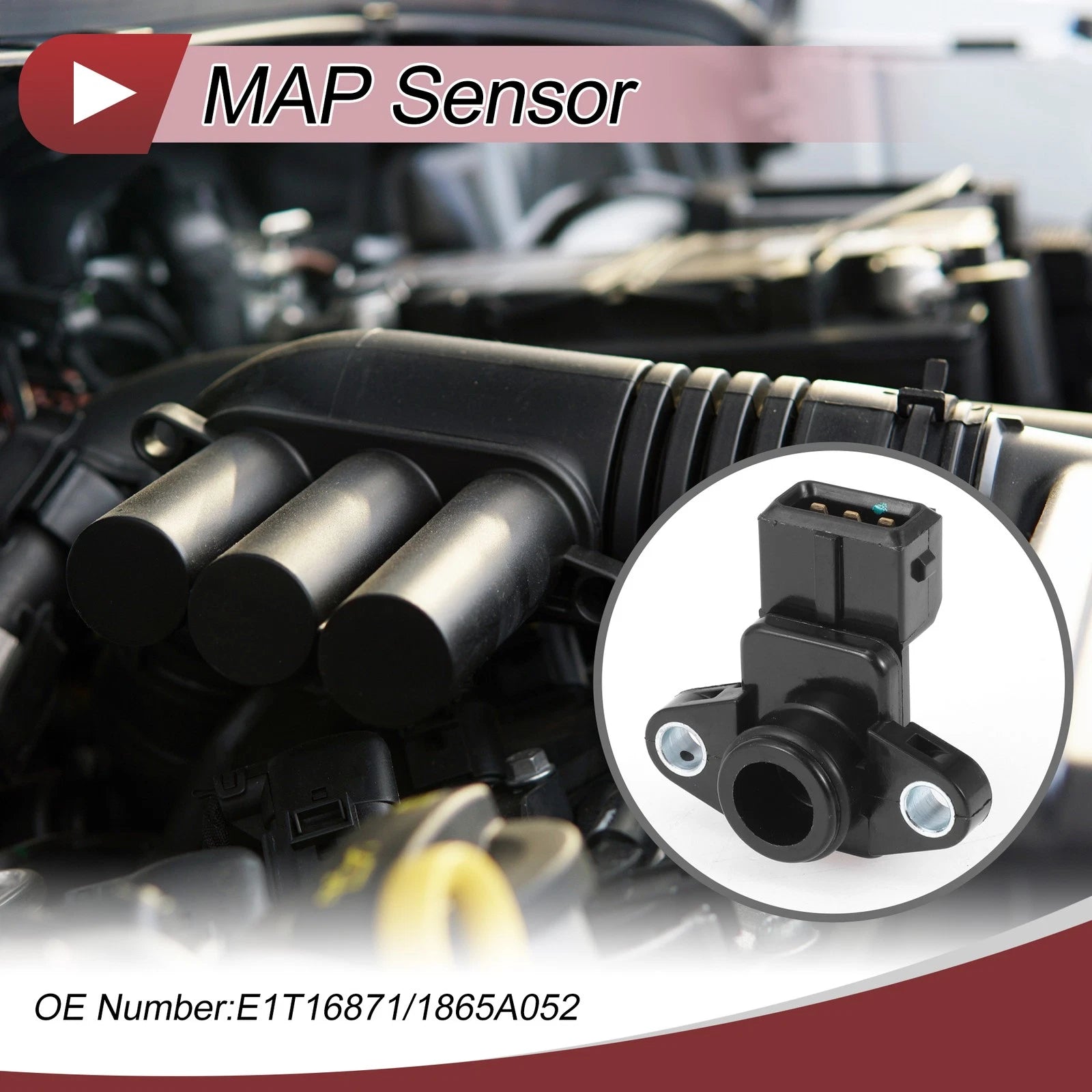 Manifold Absolute Pressure MAP Sensor for Mitsubishi Lancer EVO X (2008–2015)