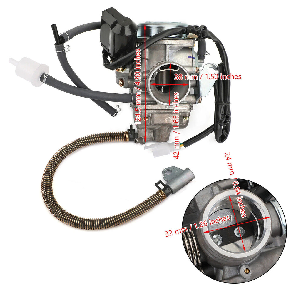 Carburetor for GY6 125 150cc Scooter ATV (Kazuma Baja Kymco Taotao SunL)