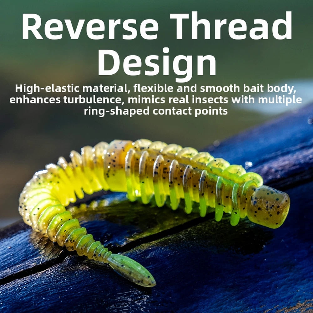 Reverse Threaded Needle Tail Paddle Swim Bait for Bass (7.5cm, 8.5cm)