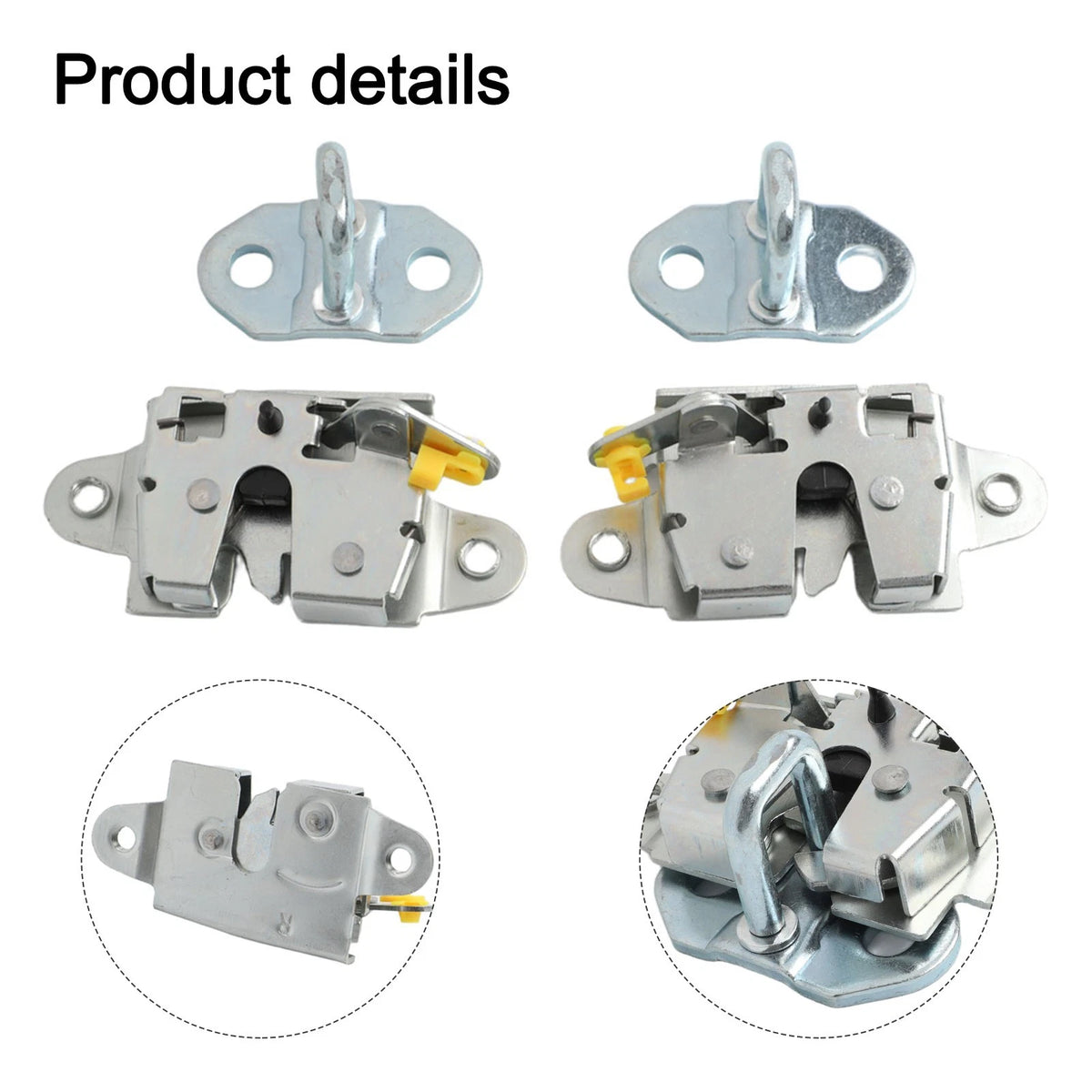 4pcs Tailgate Lock Latch Kit 657900K010 for Toyota Tacoma (2004–2015)
