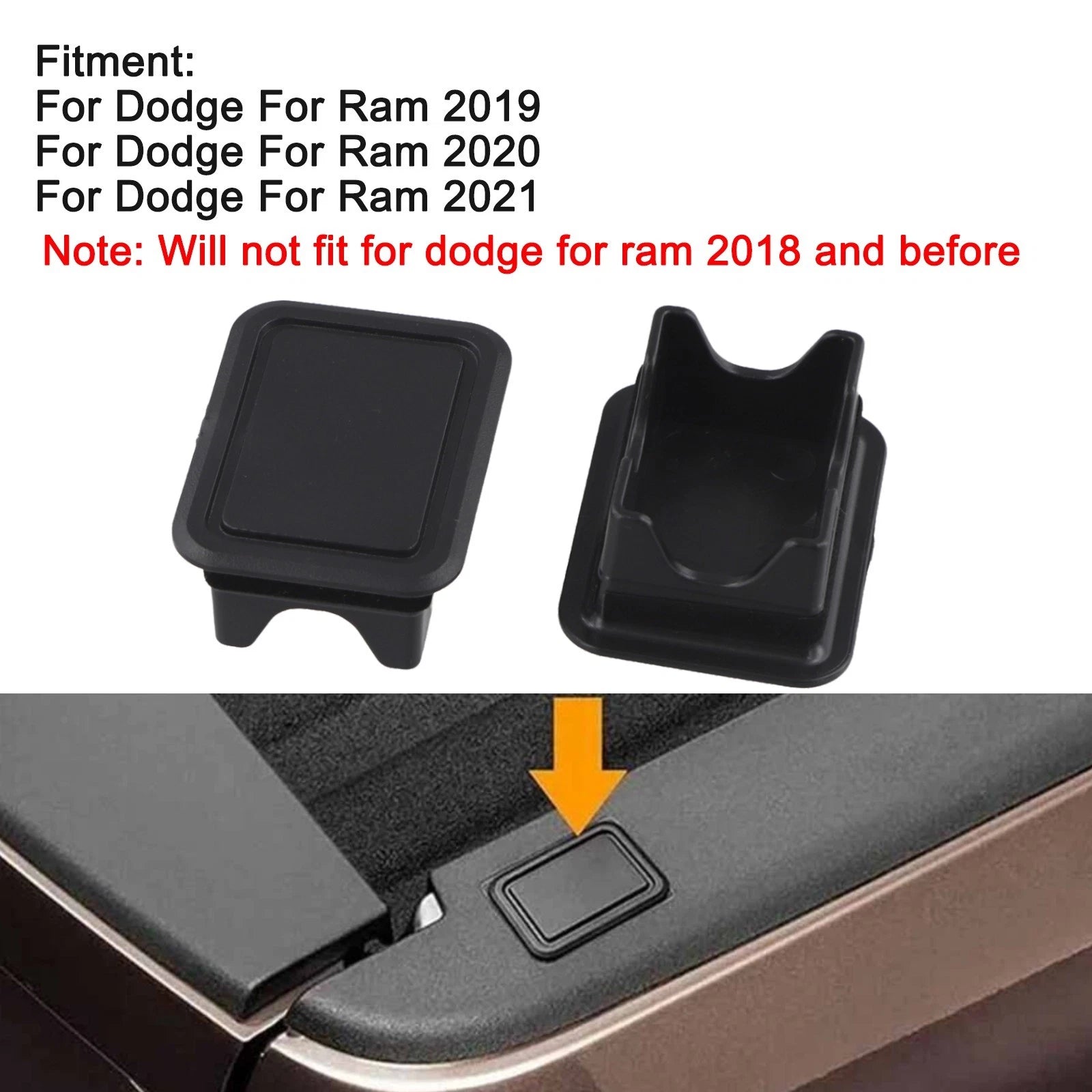 Car Rail Pile Cover for Dodge (2019–2023)
