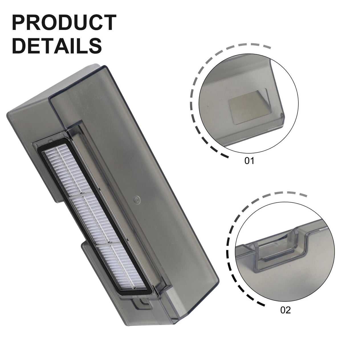 Dust Box for Dreame D20 Pro Plus Robot Vacuum