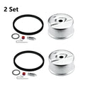 Set of 2 Carburetor Float Bowl Needle & Seat Gasket Kit for Tecumseh (N/A)