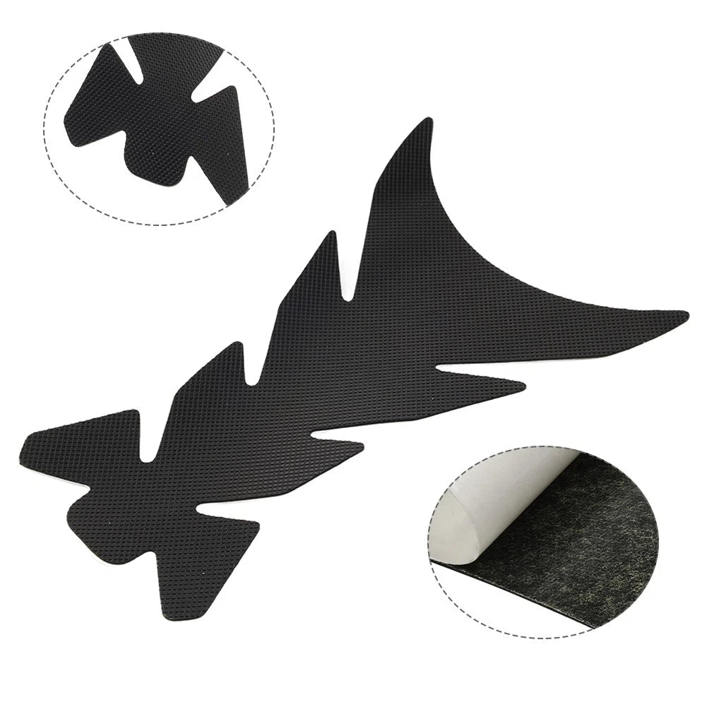 Universal Motorcycle Rubber Fuel Gas Tank Pad Protector Decal Sticker